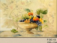 Декоративная фреска с фруктами